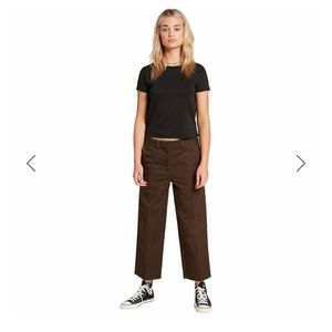 Volcom Whatwhat Brown Chino Pants worn once